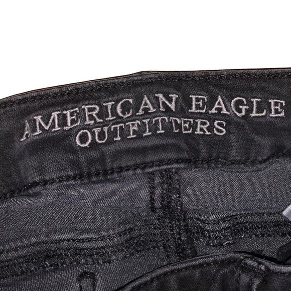American Eagle Black Ripped Jeans - Picture 4 of 4